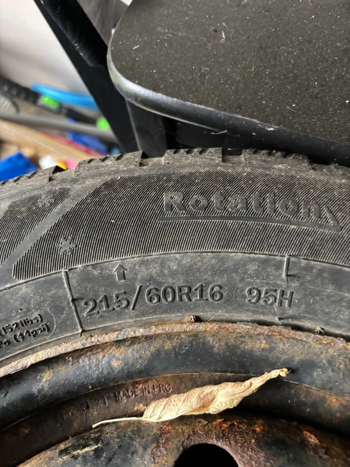 Snowblazer 215/60R16 Winter Tires - Set of 4 with steel Rims - photo 4