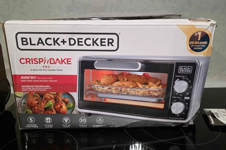 AIR FRYER - 5 MODES OF COOKING BLACK AND DECKER CRISP N BAKE PRO - photo 4