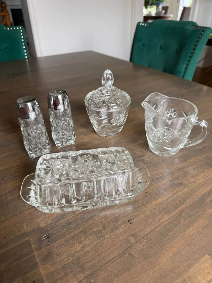 ORIGINAL BOX! Anchor Hocking Early American Prescut 7 Piece Set - photo 4