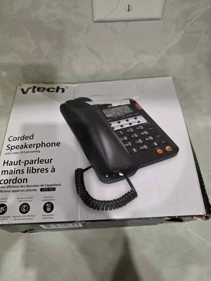 Corded Speakerphone With Caller ID/Call Waiting - VTech - photo 2