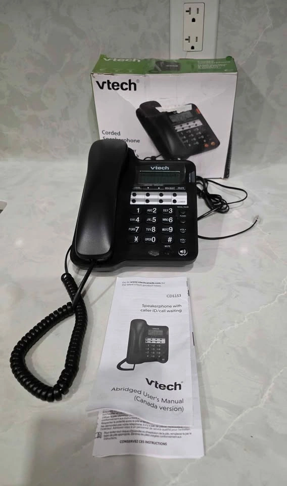 Corded Speakerphone With Caller ID/Call Waiting - VTech - photo 3