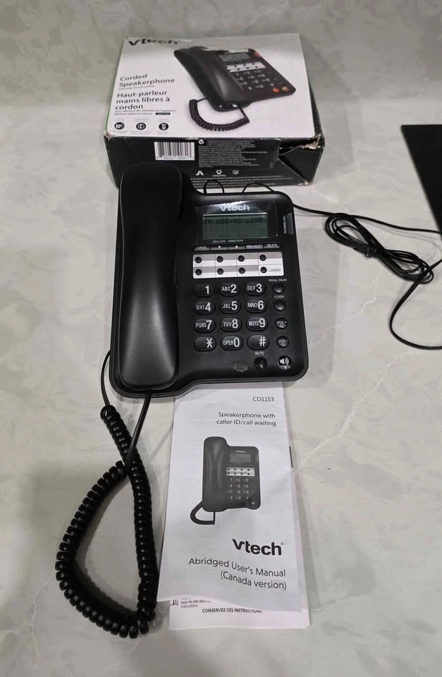 Corded Speakerphone With Caller ID/Call Waiting - VTech - photo 4