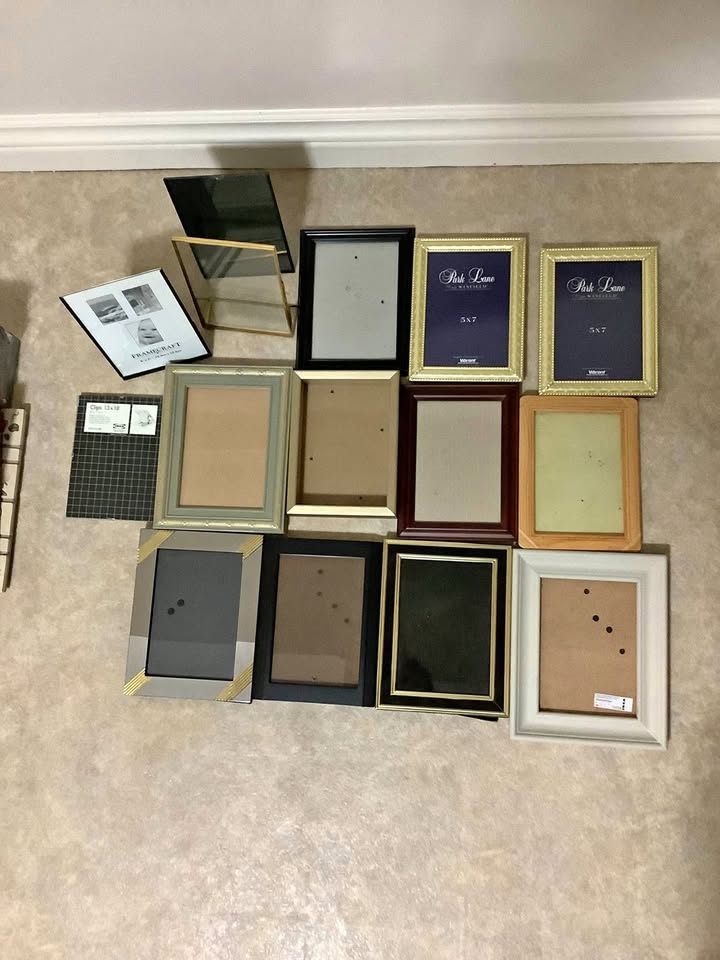 15 Assorted Photo Frames for 5” x 7” photos