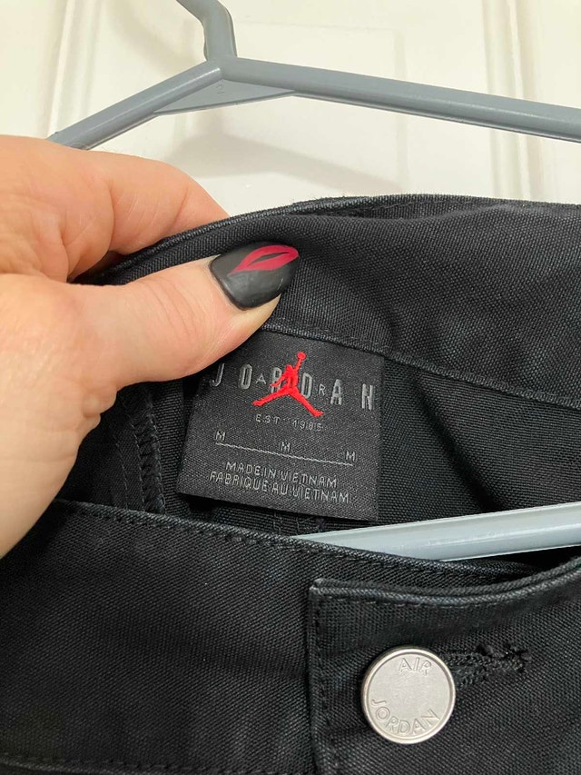 Air Jordan Black Baggy Pants