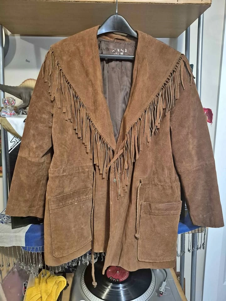 A Men's L Buckskin Jacket