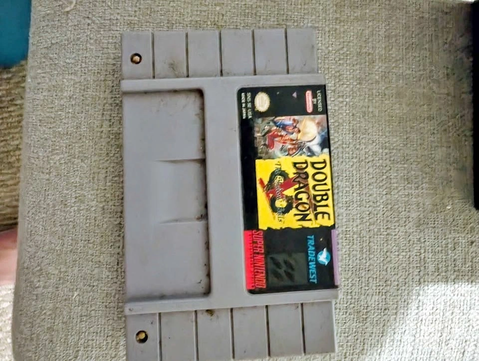 Super Nintendo Super Double Dragon SNES Game Cartridge