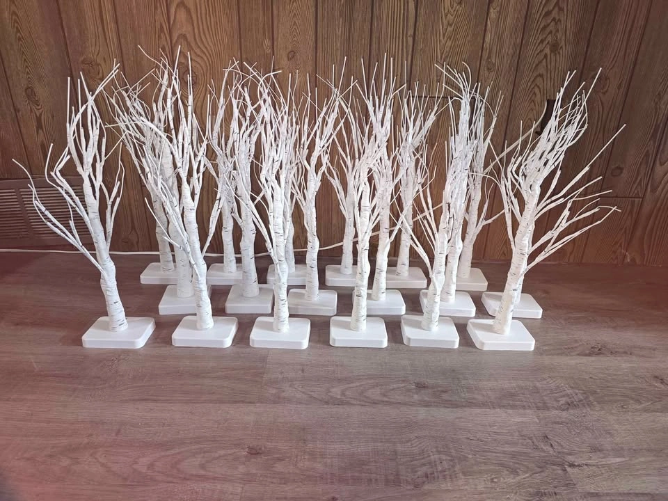 LED Birch Tree Decor (18 pieces) - photo 2