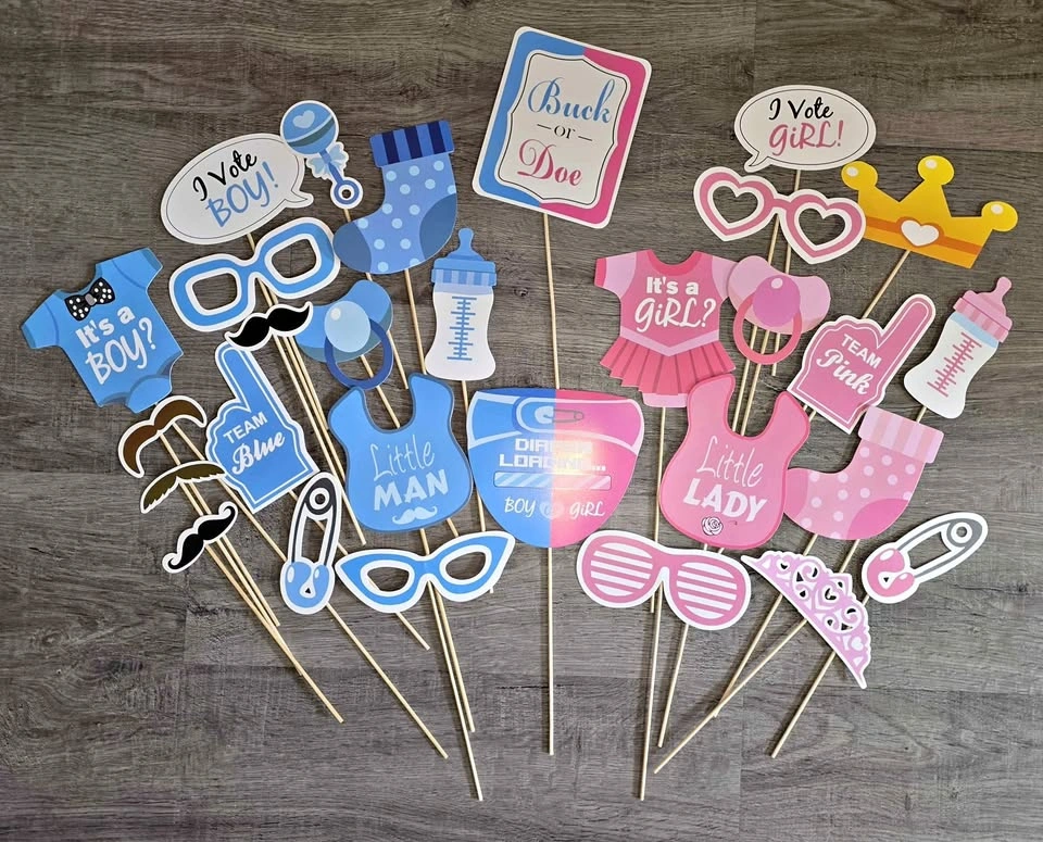 Gender Reveal Baby Shower Supplies