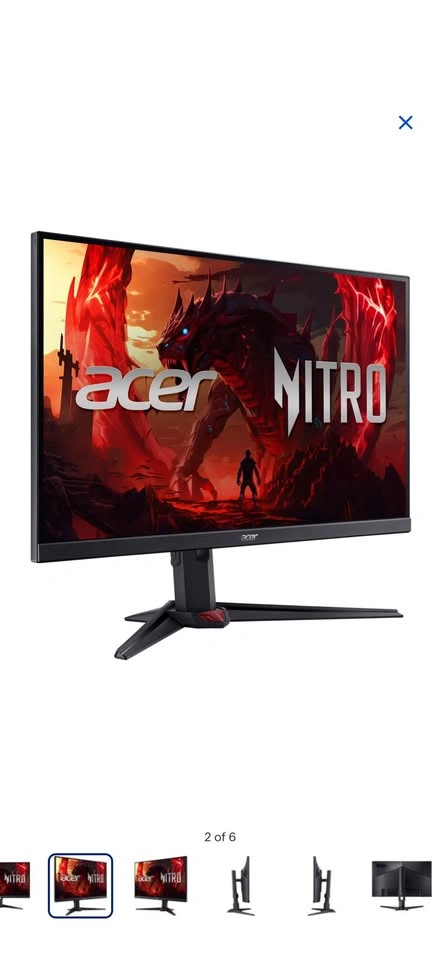 27 Inch Acer Nitro 2K resolution 200 refresh rate Gaming Monitor - photo 2