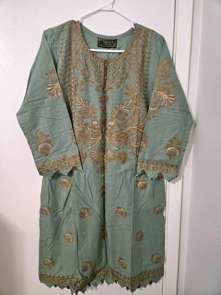 Ideal's Boutique Embroidered Pakistani/Indian Dress (3 Piece)