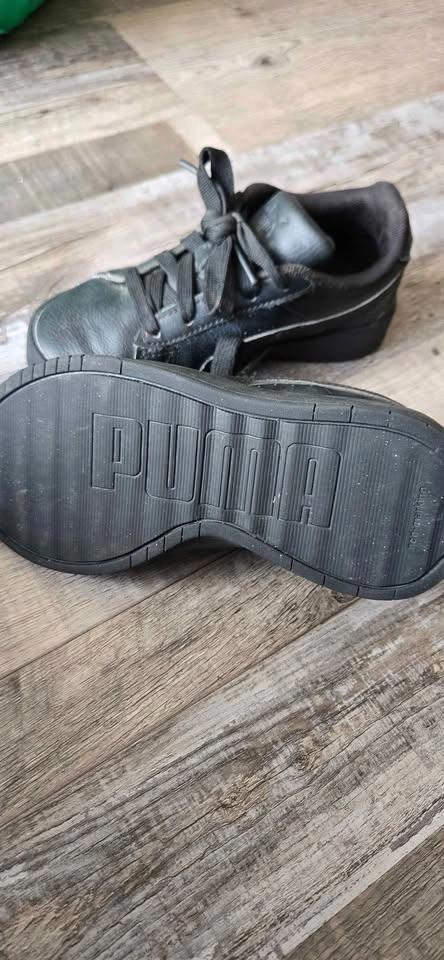 Puma Black Low-Top Sneakers Size 10 Boy - photo 3