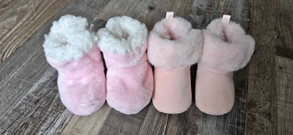 Baby Girl Slippers and Booties