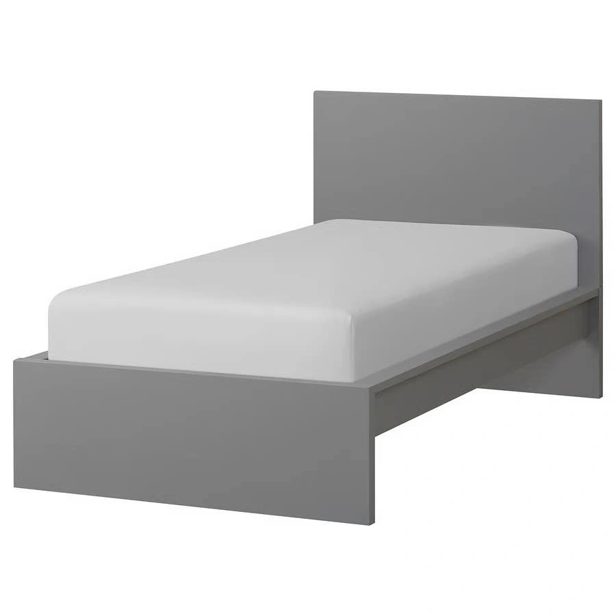 IKEA Malm Twin Bed Frame with Slats - Gray - photo 2