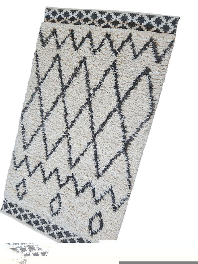 West Elm Kasbah Wool Cotton Rug 3 x 5 (91cm x 152cm) - photo 2
