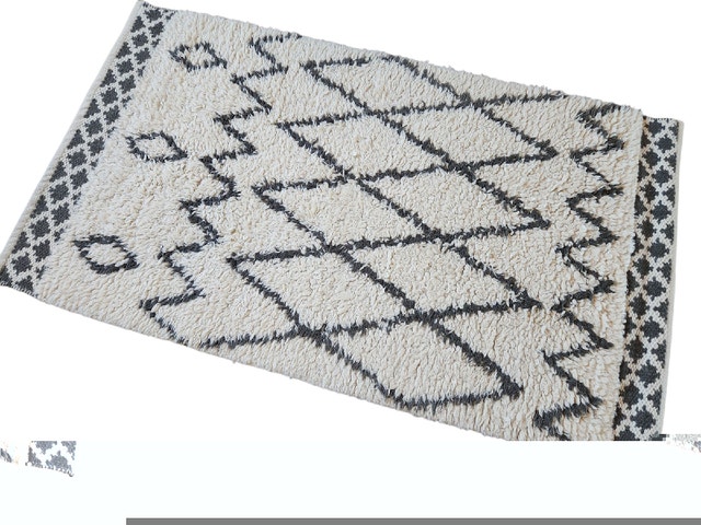 West Elm Kasbah Wool Cotton Rug 3 x 5 (91cm x 152cm) - photo 3