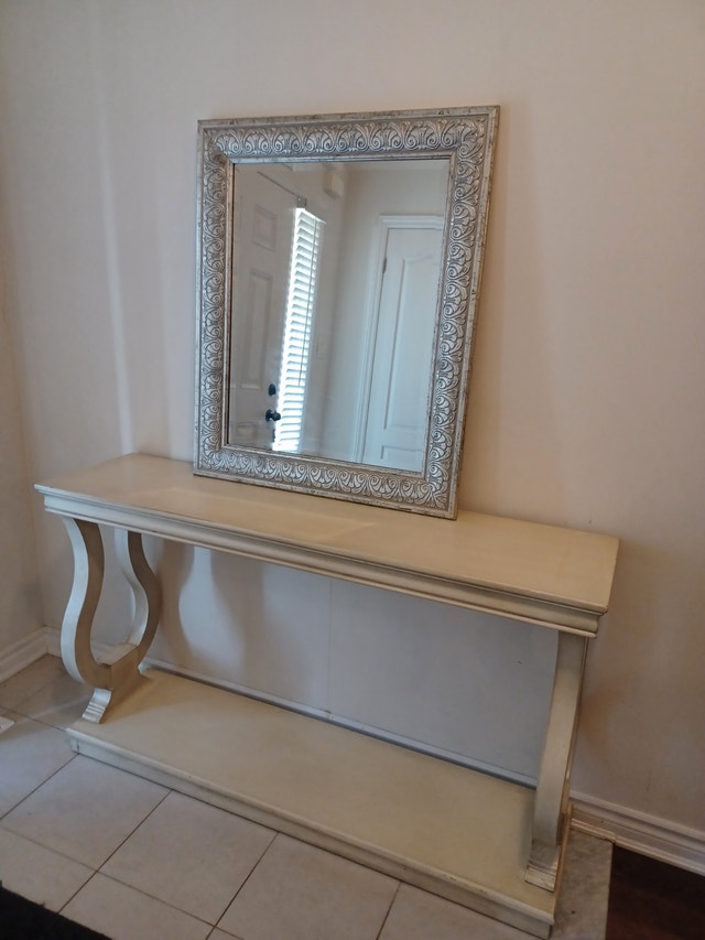 Hall Console & Mirror set