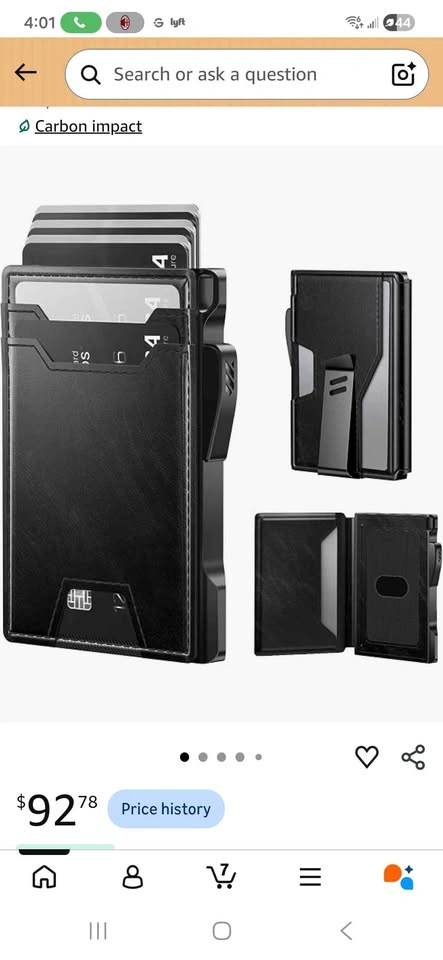 Slim Pop-Up Wallet with Money Clip and RFID Blocking - photo 2