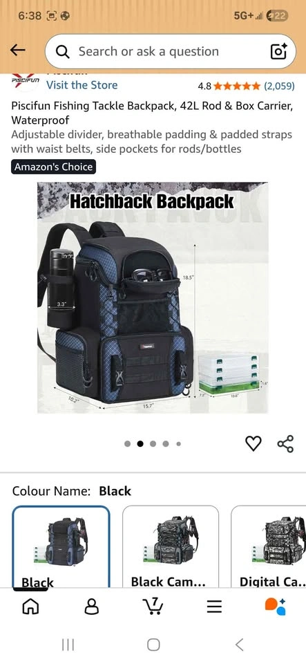 Piscifun Fishing Tackle Backpack - photo 2