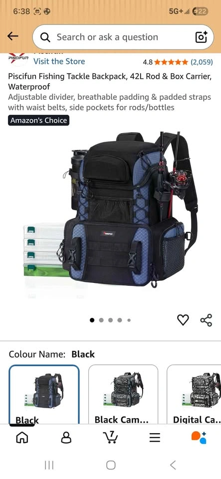 Piscifun Fishing Tackle Backpack - photo 3