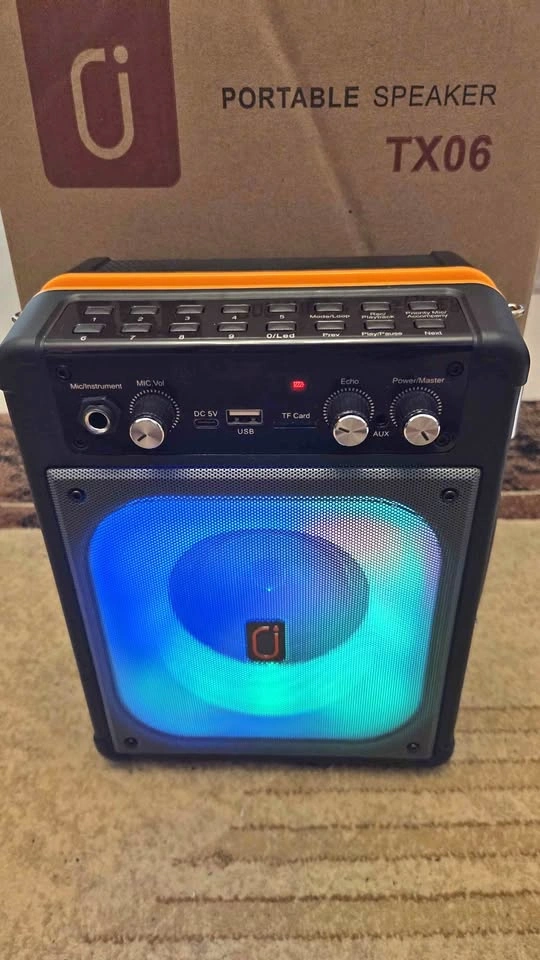 Jyx TX06 Portable Speaker Karaoke Machine with Microphones