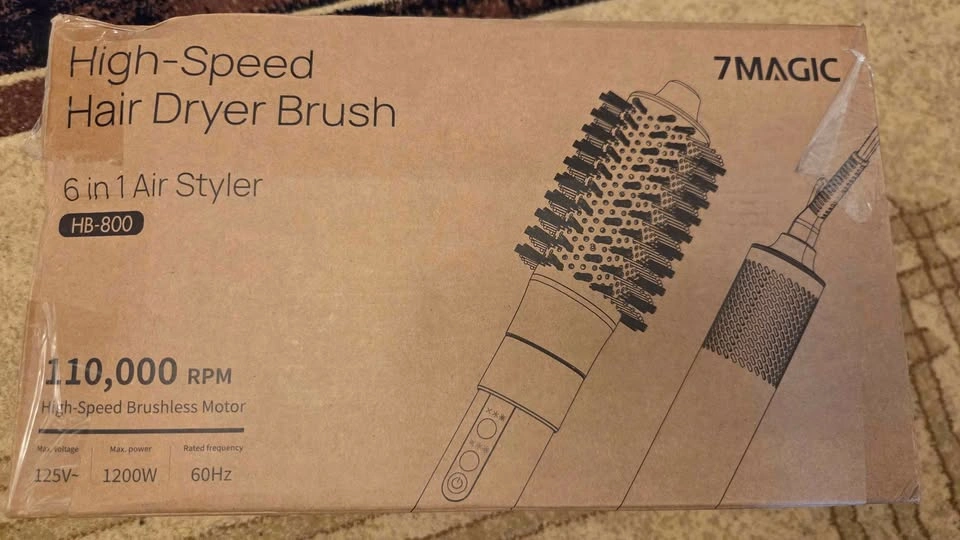 7MAGIC 6 in 1 Hair Dryer Brush & Multi Hair Styler HB-800 - photo 2