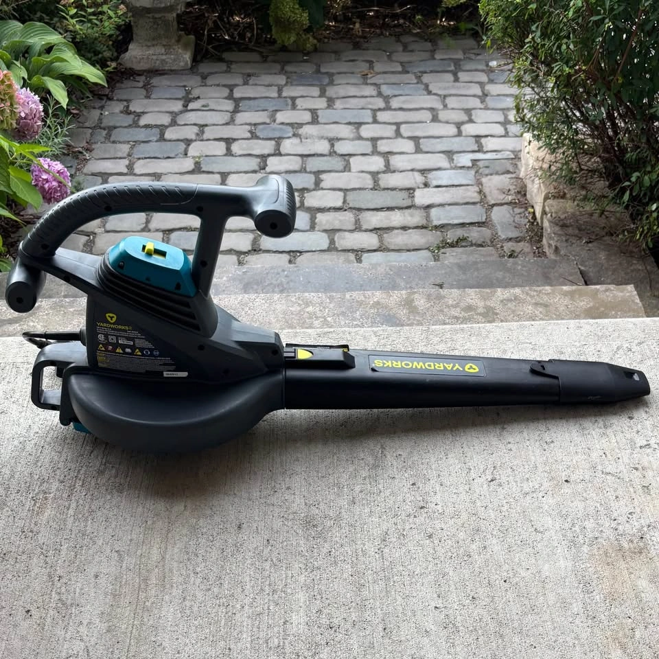 Yardworks 12amp Corded Electric Leaf Blower - photo 2