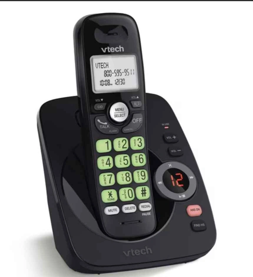 VTECH CORDLESS ANSWERING SYSTEM WITH CALL DISPLAY - photo 2