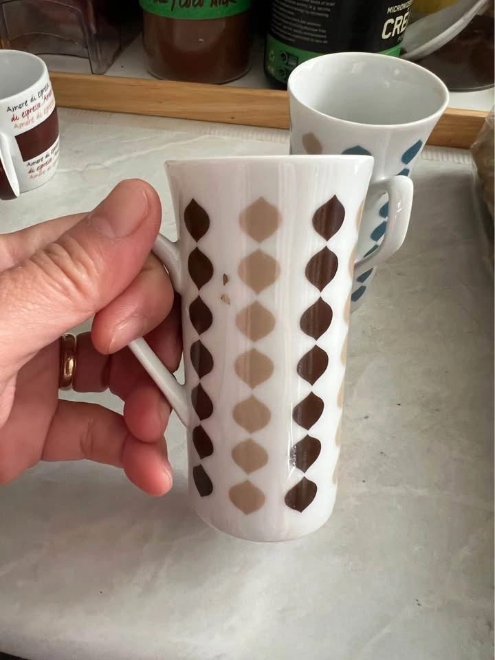 🏈 4 Espresso cups - photo 2