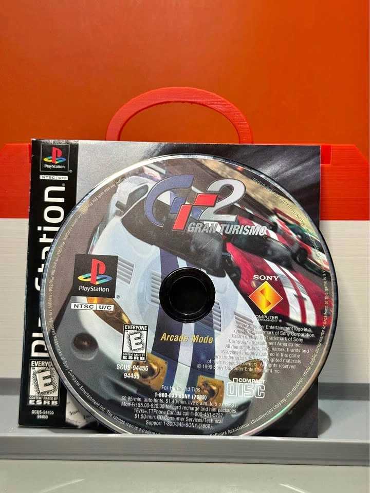 Gran Turismo 2 (PlayStation PS1, 1999) Arcade Mode PS1 Disc