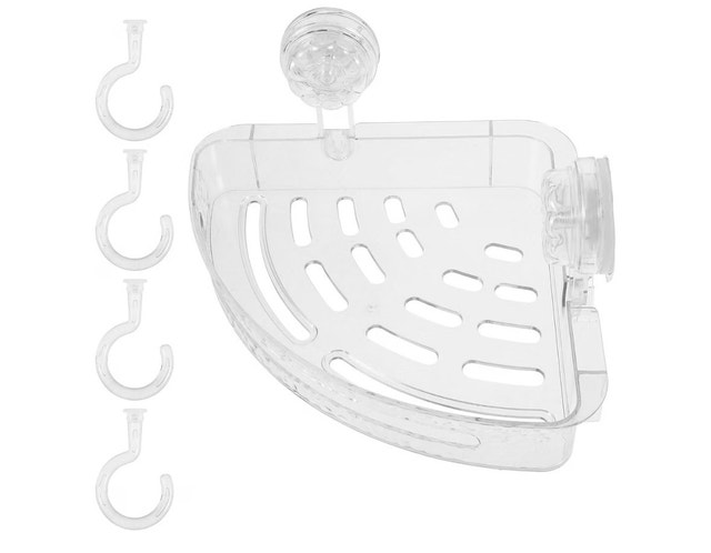 Corner Shower Shelf with Suction Cups