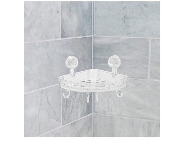 Corner Shower Shelf with Suction Cups - photo 2