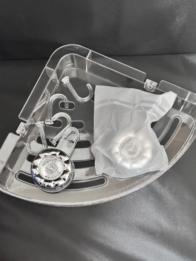 Corner Shower Shelf with Suction Cups - photo 4