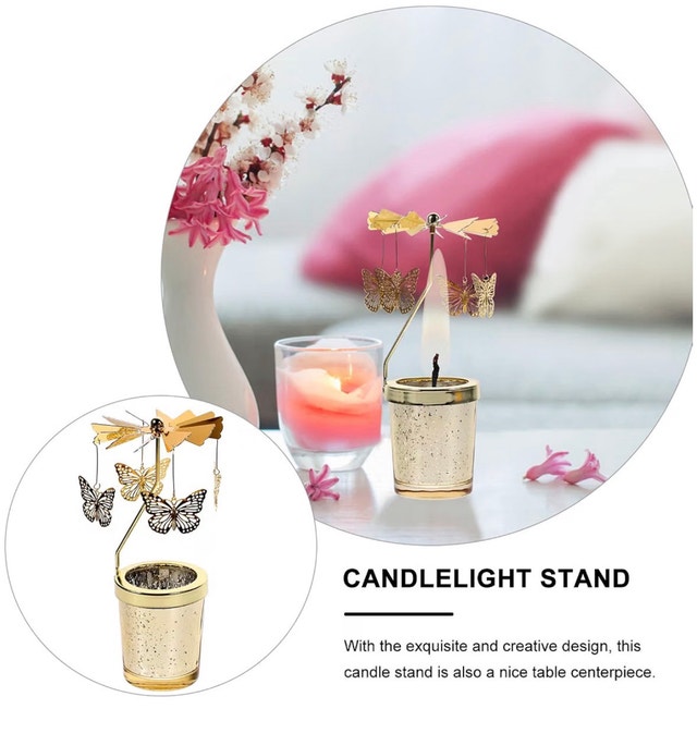 Spinning Tealight Candle Holder - photo 4