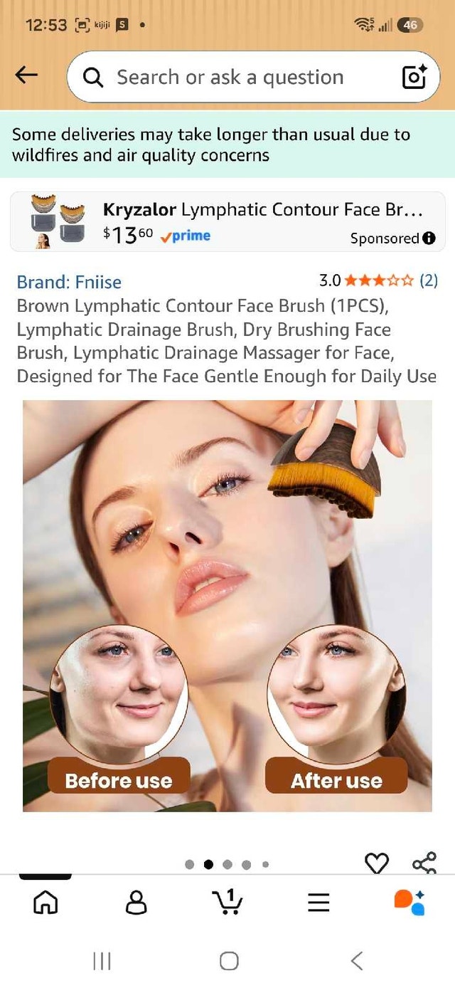 Lymphatic Contour Face Brush - photo 3