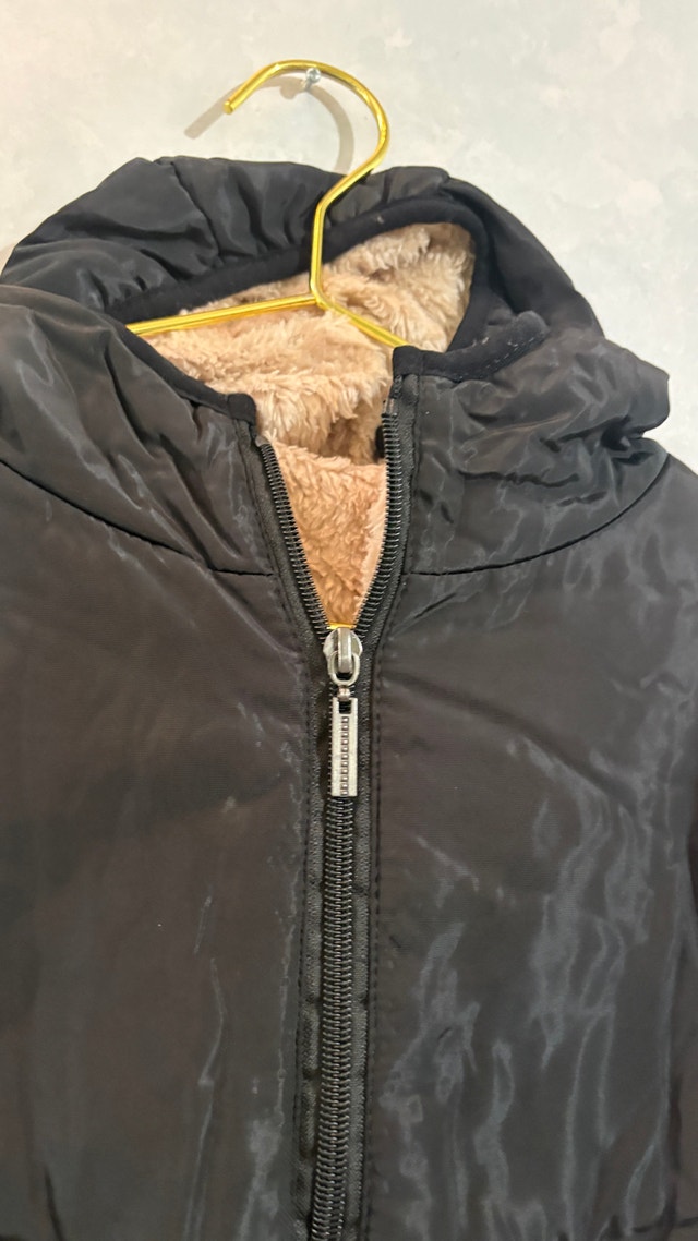 Women’s Black Hooded Winter Jacket-Size S - photo 2