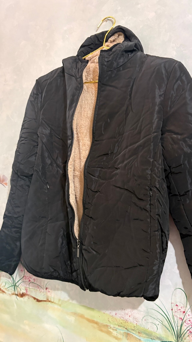 Women’s Black Hooded Winter Jacket-Size S - photo 3