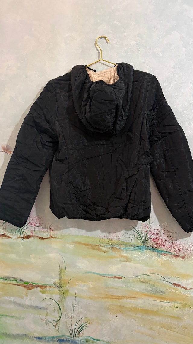 Women’s Black Hooded Winter Jacket-Size S - photo 5