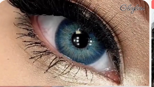 Gleglow New York Blue Contact Lenses