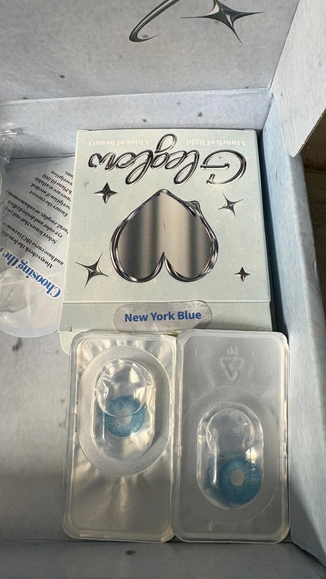 Gleglow New York Blue Contact Lenses - photo 5