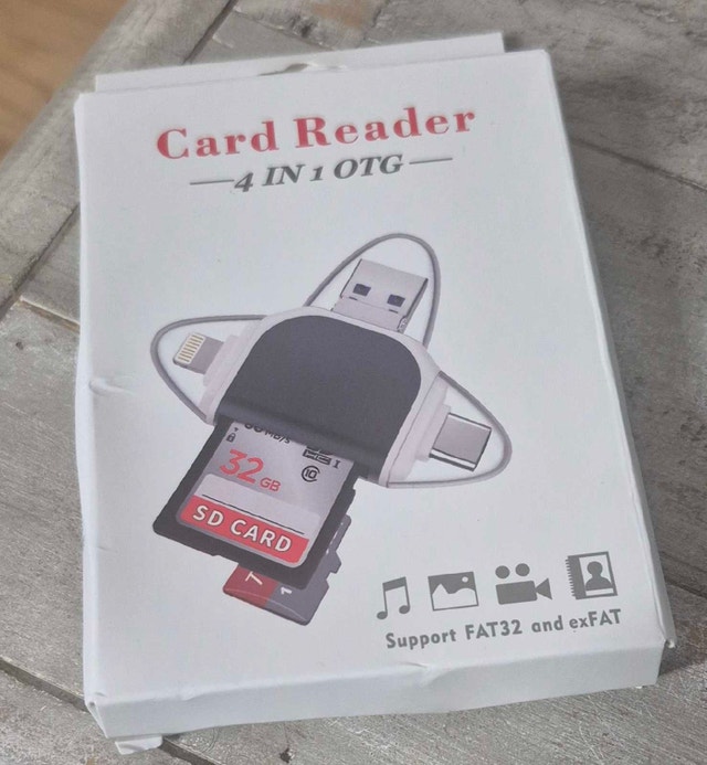 Card Reader 4 in 1 OTG