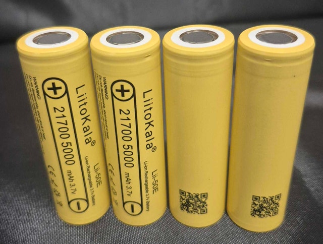 LiitoKala 4pc 21700 5000mAh 3.7V Batteries - photo 2