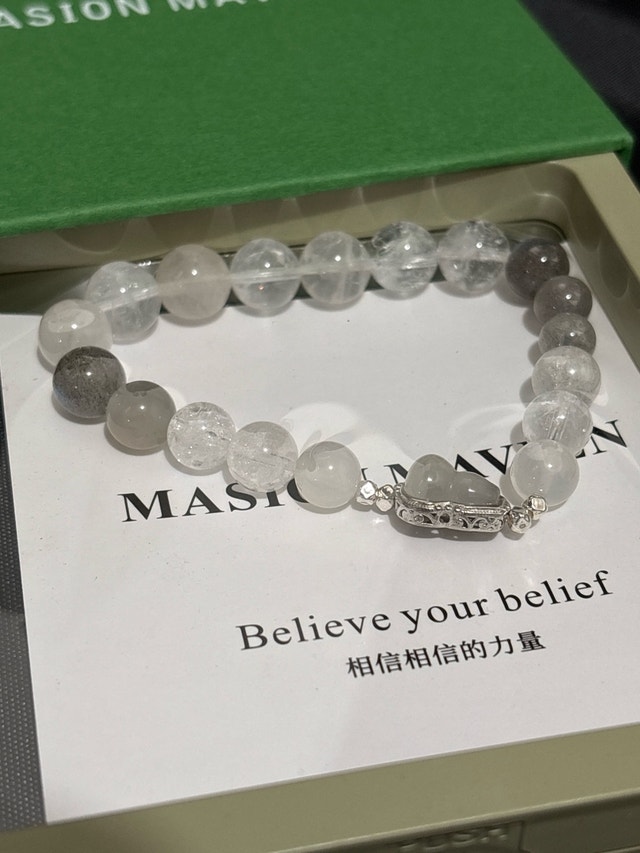 Masion Mavien Crystal Bead Bracelet - photo 2