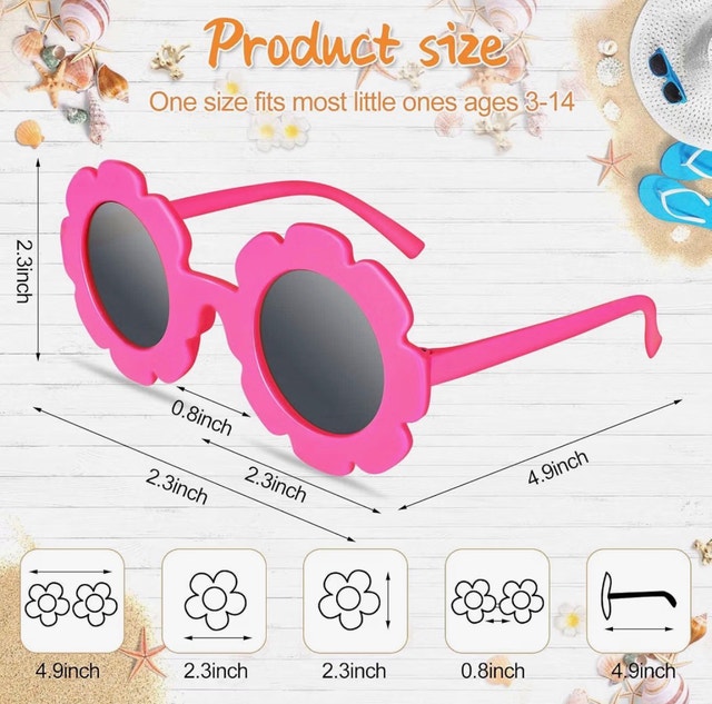 Flower Sunglasses for Kids - photo 3