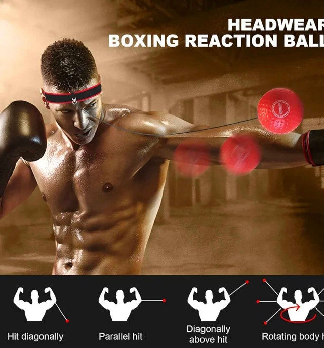 Boxing Reflex Ball, 4 balls, Different Levels - photo 3