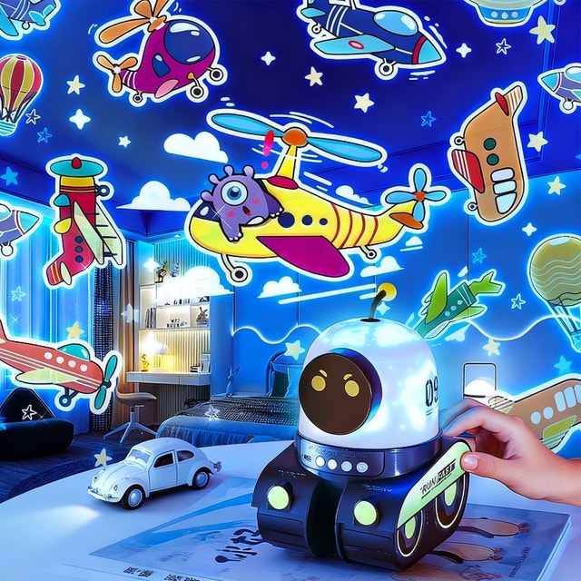 Robot Spacewalker Night Light Projector - photo 2