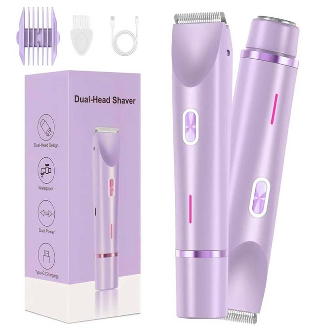 Dual Head Shaver, Purple