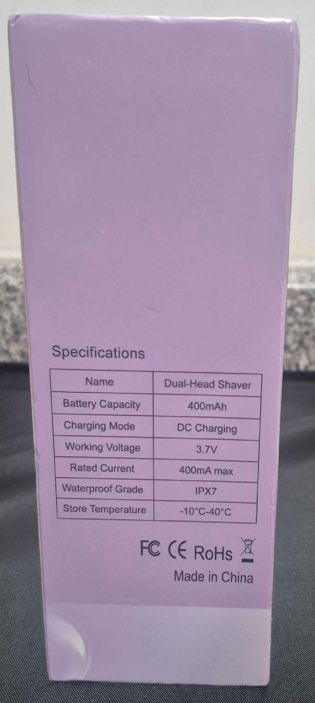 Dual Head Shaver, Purple - photo 3