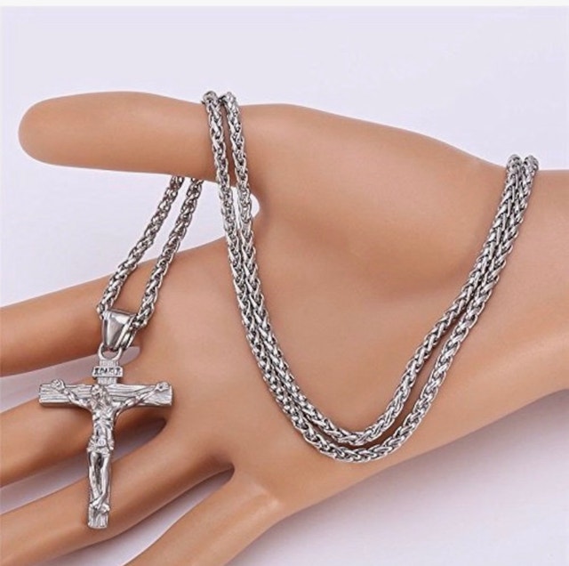 Christian Art Workshop Silver Crucifix Necklace - photo 2