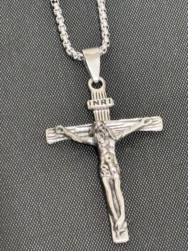 Christian Art Workshop Silver Crucifix Necklace - photo 3
