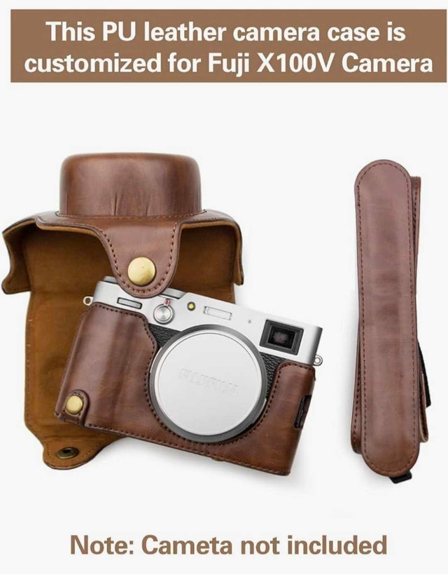 PU Leather Camera Case for Fujifilm X100V - photo 3
